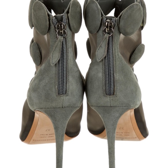 Nicholas Kirkwood suede mesh sandal - Picture 4 of 5